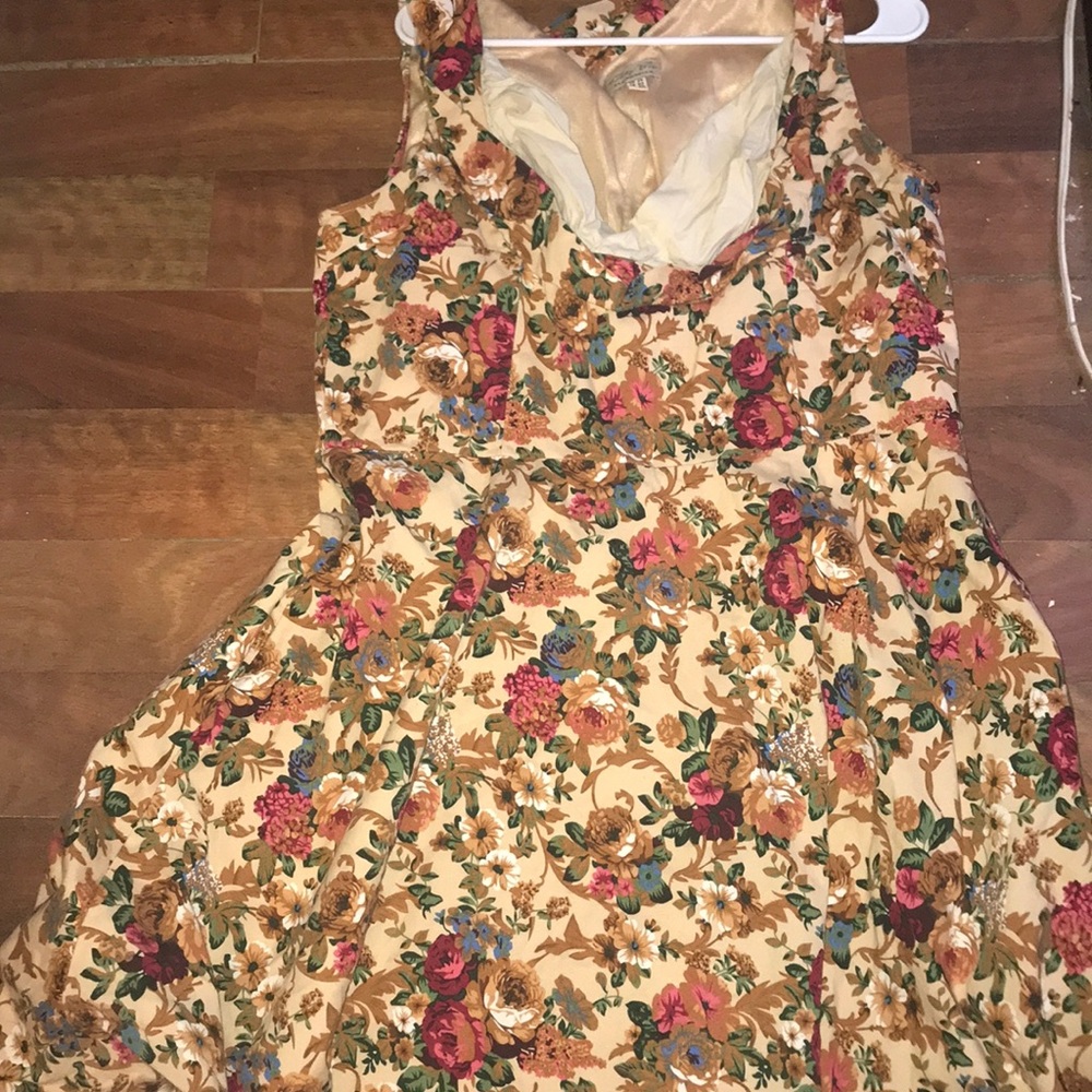 Vintage floral  lindy bop dress